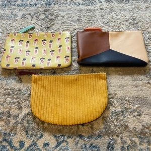 💄✨Ipsy Set of 3: Travel Tech Zip Pouch’s 📲💋